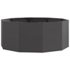 Jardinera vidaxx negro 90 x 90 x 35 cm acero