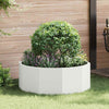 Jardinera vidaxx blanco 90 x 90 x 35 cm acero