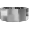 Fioriera Vidaxx argento 90 x 90 x 35 cm in acciaio zincato