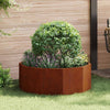 Jardinera vidaxx oxidada 90 x 90 x 35 cm acero corten