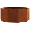 Jardinera vidaxx oxidada 90 x 90 x 35 cm acero corten