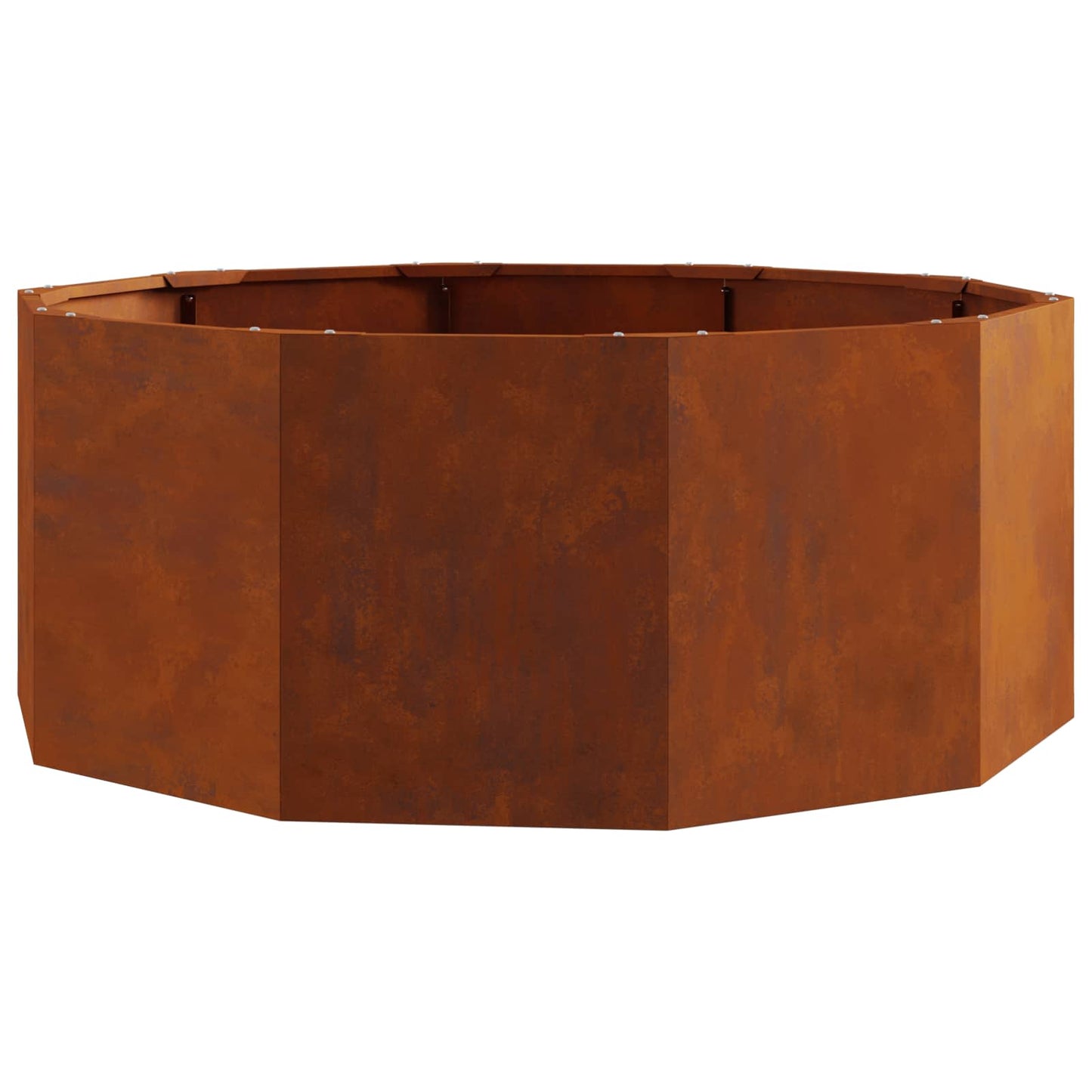 Jardinera vidaxx oxidada 90 x 90 x 35 cm acero corten