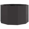 Vidaxl plantenbak zwart 60 x 60 x 35 cm staal