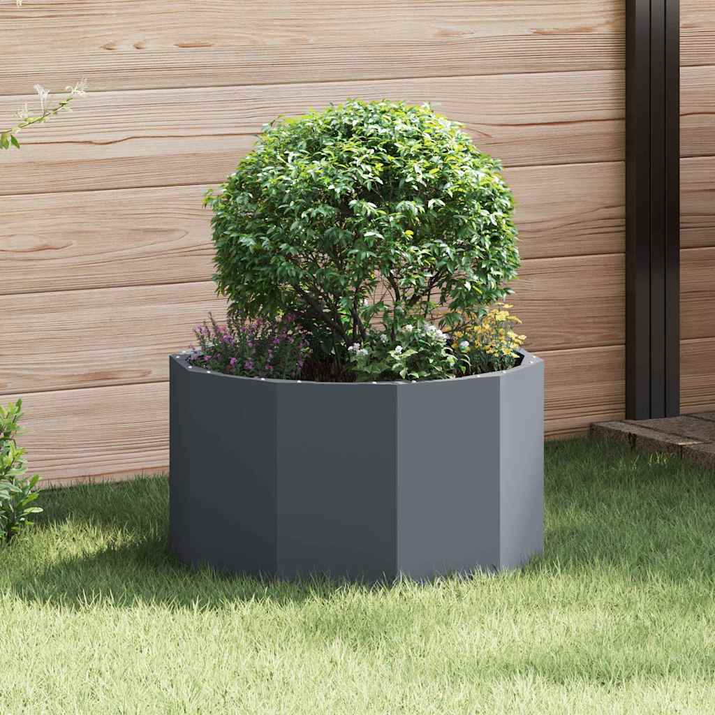Fioriera Vidaxx antracite 60 x 60 x 35 cm in acciaio