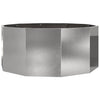 Jardinera vidaxx plateada 120 x 120 x 50 cm acero inoxidable