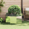 Fioriera Vidaxx argento 120 x 120 x 50 cm in acciaio zincato