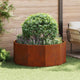 Jardinera vidaxx oxidada 120 x 120 x 50 cm acero corten
