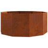 Jardinera vidaxx oxidada 120 x 120 x 50 cm acero corten