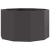 Jardinera vidaxx negro 90 x 90 x 50 cm acero