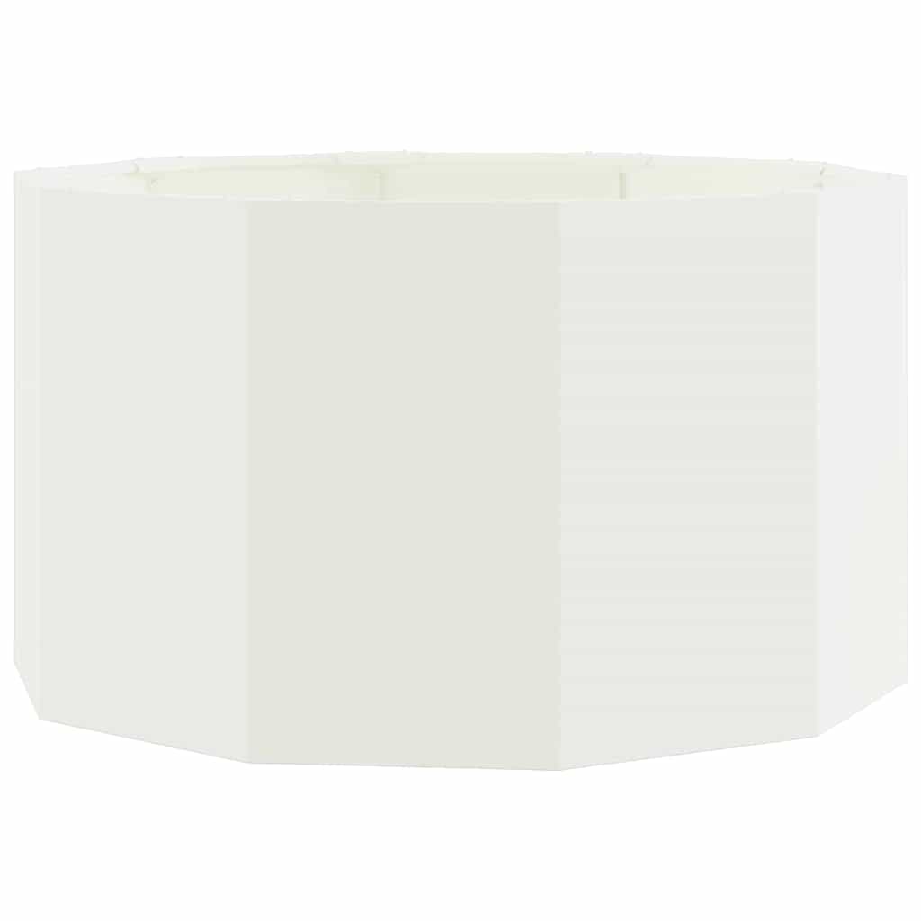 Jardinera vidaxx blanco 90 x 90 x 50 cm acero
