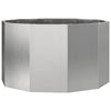 Fioriera Vidaxx argento 90 x 90 x 50 cm in acciaio inossidabile