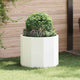 Jardinera vidaxx blanco 60 x 60 x 50 cm acero
