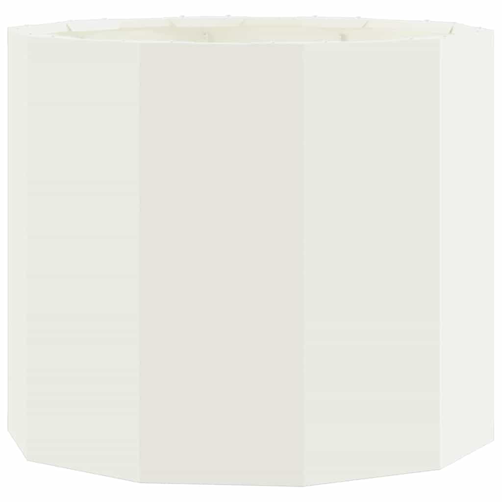 Jardinera vidaxx blanco 60 x 60 x 50 cm acero