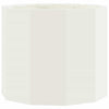 Jardinera vidaxx blanco 60 x 60 x 50 cm acero