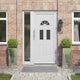 Vidaxl plantenbak 2 pcs zilver 30 x 30 x 75 cm gegalvaniseerd staal