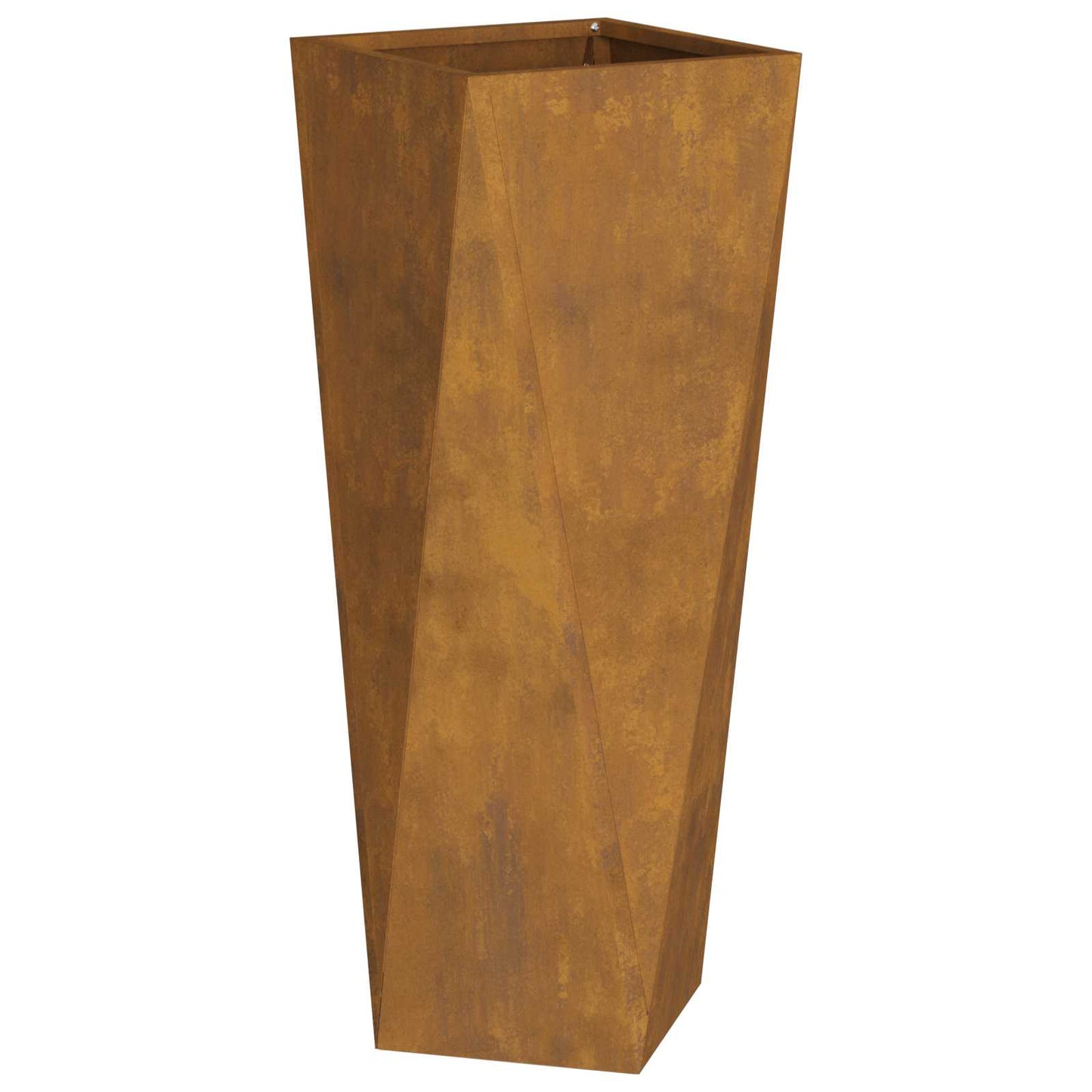 Vidaxl plantenbak 2 pcs roestig 30 x 30 x 75 cm cortenstaal