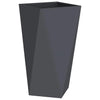 Vidaxl plantenbak antraciet 40 x 40 x 75 cm staal