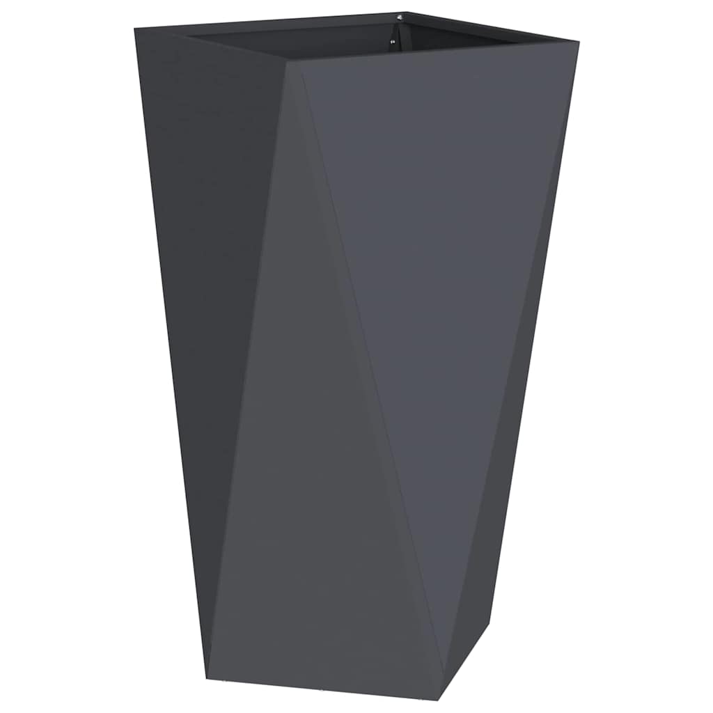 Fioriera Vidaxx antracite 40 x 40 x 75 cm in acciaio