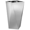 Jardinera vidaxx plateada 40 x 40 x 75 cm acero galvanizado
