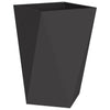 Fioriera Vidaxx nera 50 x 50 x 75 cm in acciaio