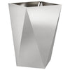 Jardinera vidaxx plateada 50 x 50 x 75 cm acero inoxidable