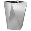 Jardinera vidaxx plateada 50 x 50 x 75 cm acero galvanizado