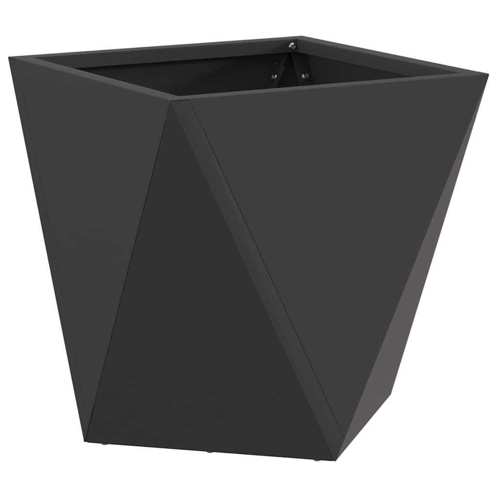 Jardinera vidaxx negro 30 x 30 x 30 cm acero
