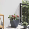 Vidaxl plantenbak antraciet 30 x 30 x 30 cm staal
