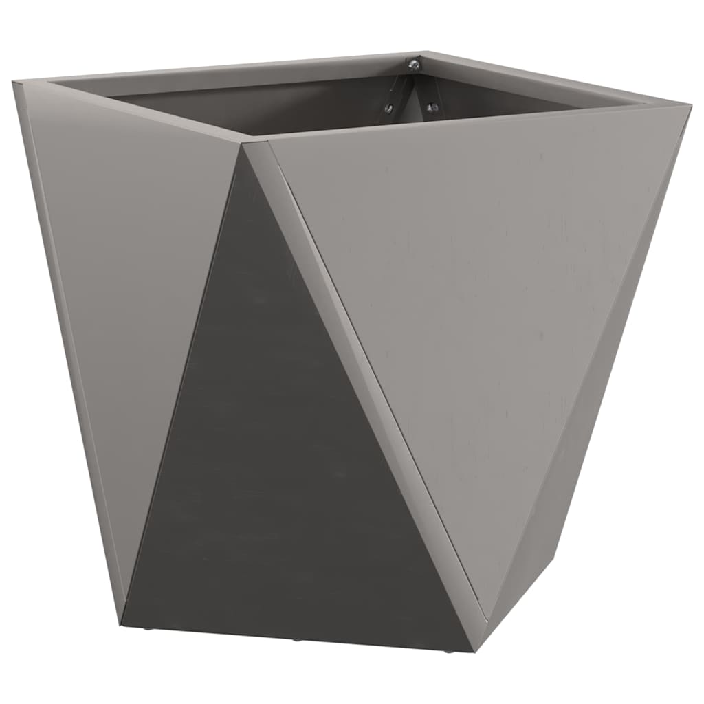 Jardinera vidaxl oxidada 30 x 30 x 30 cm acero corten