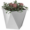 Fioriera Vidaxx argento 40 x 40 x 40 cm in acciaio zincato
