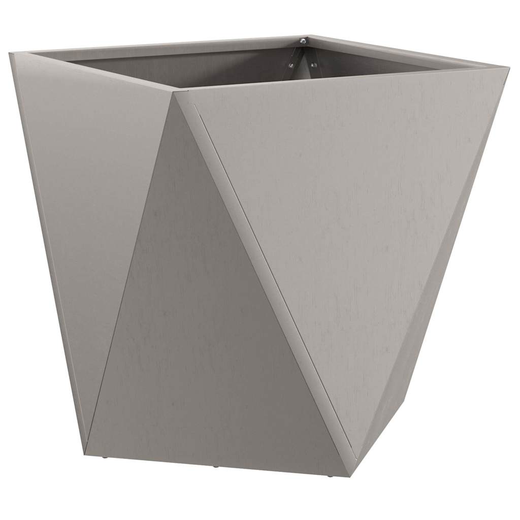 Jardinera vidaxl oxidada 50 x 50 x 50 cm acero corten
