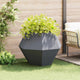 Jardinera vidaxl antracita 100 x 100 x 80 cm acero