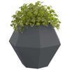 Vidaxl plantenbak antraciet 100 x 100 x 80 cm staal