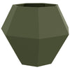 Vidaxl plantenbak olijf groen 100 x 100 x 80 cm staal