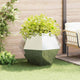 Fioriera Vidaxx argento 100 x 100 x 80 cm in acciaio inossidabile