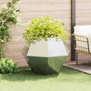 Jardinera vidaxx plateada 100 x 100 x 80 cm acero galvanizado