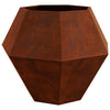 Jardinera vidaxx oxidada 100 x 100 x 80 cm acero corten
