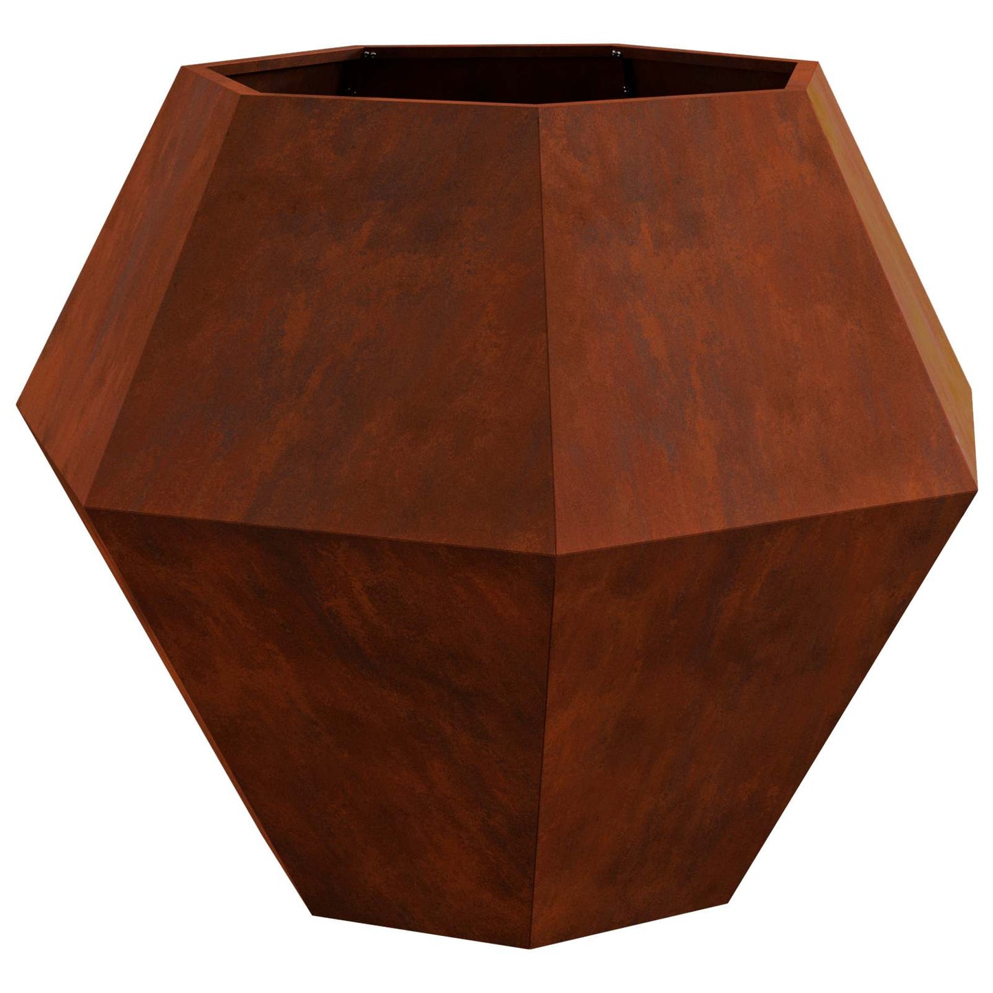 Jardinera vidaxx oxidada 100 x 100 x 80 cm acero corten