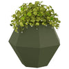 Vidaxx macetero 2 piezas verde oliva 75 x 75 x 60 cm acero