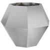 Fioriera Vidaxx argento 75 x 75 x 60 cm in acciaio inossidabile