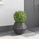 Jardinera vidaxx negro 50 x 50 x 40 cm acero