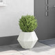 Jardinera vidaxx blanco 50 x 50 x 40 cm acero