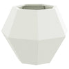 Jardinera vidaxx blanco 50 x 50 x 40 cm acero