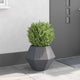 Vidaxl plantenbak antraciet 50 x 50 x 40 cm staal