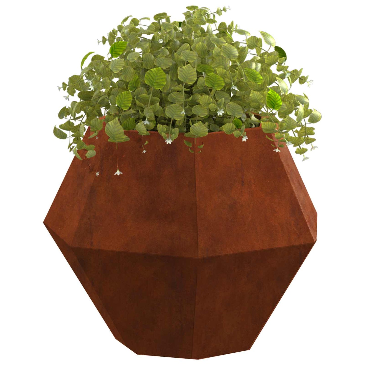 Vidaxl plantenbak 2 pcs roestig 50 x 50 x 40 cm cortenstaal