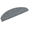 Vidaxx Tappetini per Scale Autoadesivi 20 Pezzi 65x21x4 cm Grigio Chiaro Semicircolare Grande