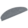 Vidaxl trapmatten zelfklevend 30 stuks 65x21x4 cm lichtgrijs halfrond groot