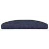Vidaxl trapmatten zelfklevend 30 stuks 65x21x4 cm blauw halfrond groot