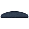 VidaXL Tappetini per scale autoadesivi 30 pezzi 65x21x4 cm blu navy semicircolare grande