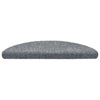 Vidaxl trapmatten zelfklevend 20 stuks 56x17x3 cm lichtgrijs halfrond